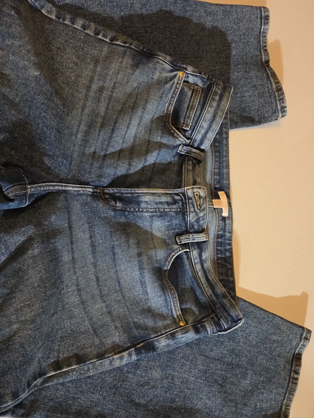 LC Lauren Conrad Straight-Leg Jeans in Medium Blue Wash